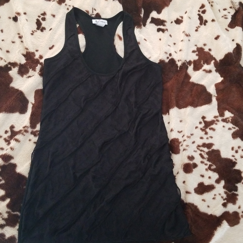 Self Esteem black Tank